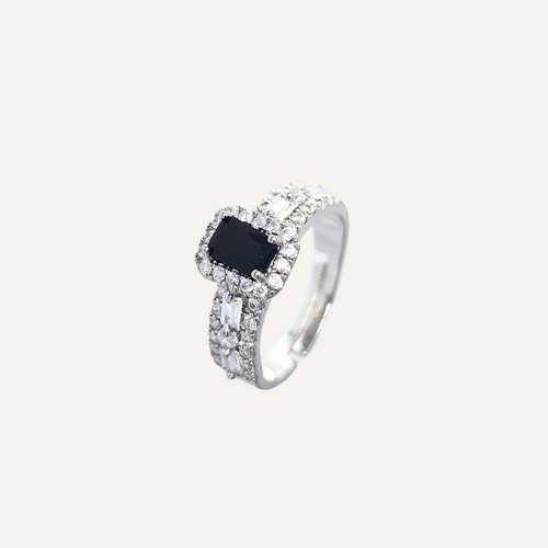 Black Gem Luxurious Ring